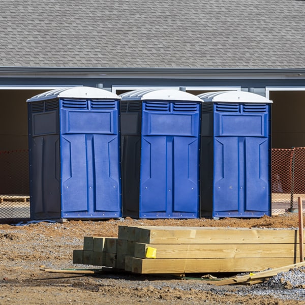 are there any restrictions on where i can place the porta potties during my rental period in Bearfield Ohio